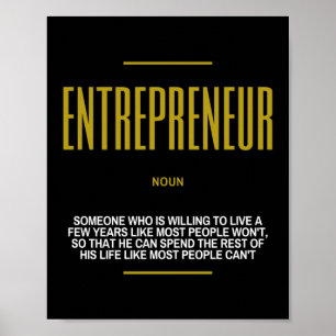 Poster Devis Inspirant Entrepreneur Sur Le Succès