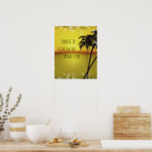 Poster Devis latéral lumineux (Cuisine)