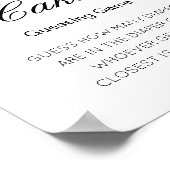 Poster Devis modifiable Combien de Baby showers de gâteau (Coin)