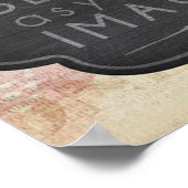 Poster Devis motivationnel (Coin)