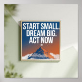 Poster Devis motivationnel (Devant)