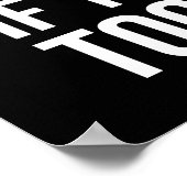 Poster Devis motivationnel amusant, zone de confort ou ba (Coin)