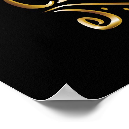 Poster Devis motivationnel de changement positif (Coin)