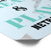 Poster Devis Netball Motivationnel Joueur (Coin)