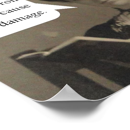 Poster Devis papier toilette (Coin)