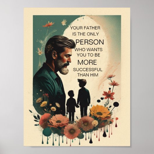 Poster Devis père, Imprimer, Papier d'affiche de valeur ( (Devant)