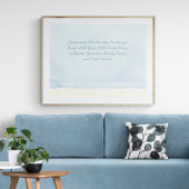 Poster Devis Personnalisé Ajouter Votre Bible Verse Beach