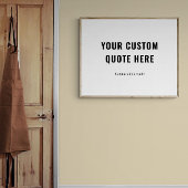 Poster Devis personnalisé ou présentation d'un cadeau ins