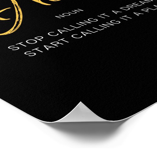 Poster Devis source de rêve (Coin)