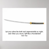 Poster Devis Sun Tzu (Devant)
