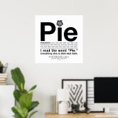 Poster Devis surnaturel "à tarte" (Bureau à domicile)