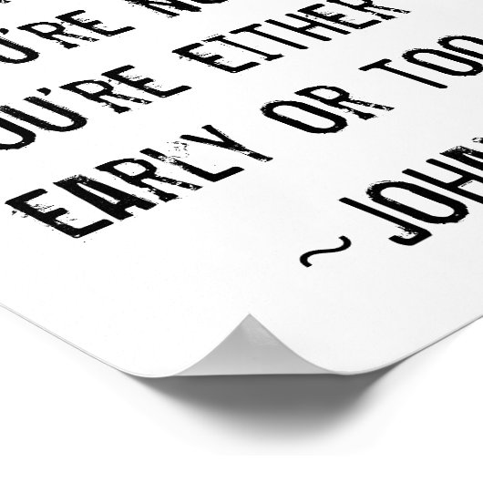 Poster Devis temps amusant Johan Cruyff (Coin)