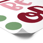 Poster Devis tendance de Noël de Noël (Coin)