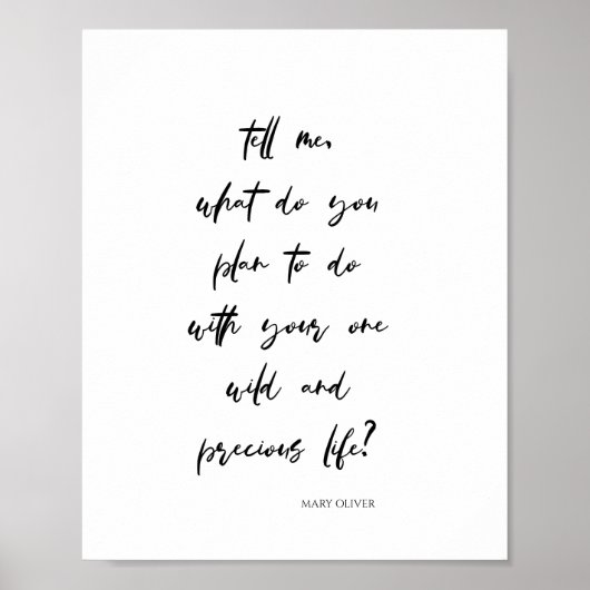 Poster Devis topographique motivationnelle minimaliste (M (Devant)