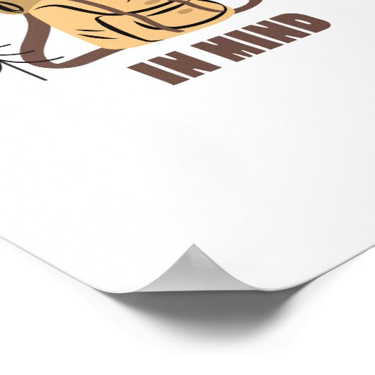 Poster Devis voyage Aucune destination à l'esprit Wall ar (Coin)