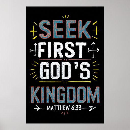 Poster Dévoiler la grâce : Chercher d'abord, Royaume des  (Devant)