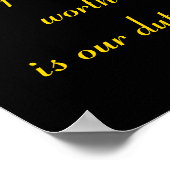 Poster Devoir : Au-dessus de la mer agitée (Coin)