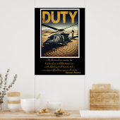 Poster Devoir : cicatrices du service (Cuisine)
