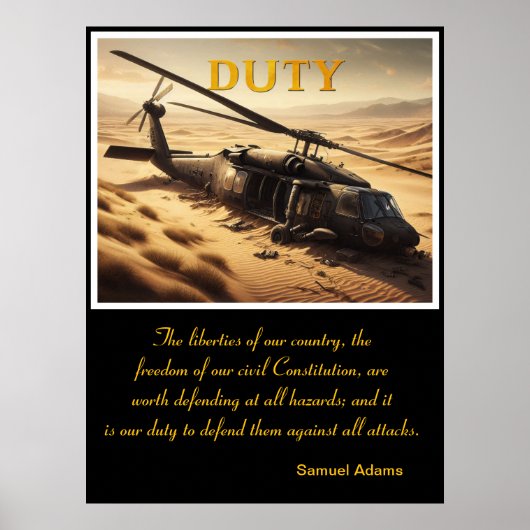 Poster Devoir : Oiseau tombé dans le sable (Devant)