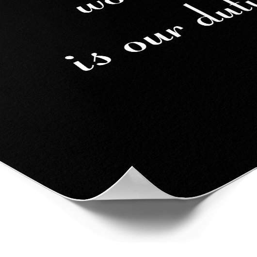 Poster Devoir : Préparé pour l'inconnu (Coin)