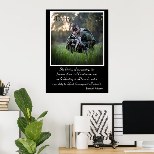 Poster Devoir : Préparé pour l'inconnu (Bureau à domicile)