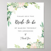 Poster DEVON Adresse du panneau Fête des mariées Envelopp (Devant)