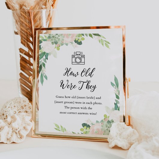 Poster DEVON L'ÂGE Qu'Ils Avaient Été Jeu De Mariage