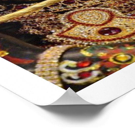 Poster Dévotion à Radha Krishna (Coin)