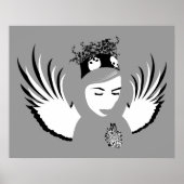 Poster dévotion condamnée : ange perdu (Devant)