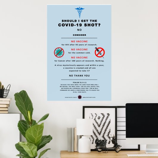 Poster Devrais-je prendre les chaussures ? (Bureau à domicile)