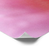 Poster Dew baisse sur Rose Macro Abstrait (Coin)