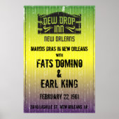 Poster Dew Drop Inn New Orleans Show (Devant)