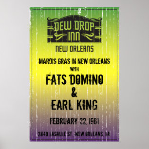 Poster Dew Drop Inn New Orleans Show