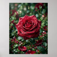 Dew Rose Luxe Macro Bloom