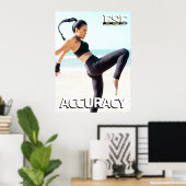 Poster d'exactitude du logo de l'entreprise (Bureau à domicile)