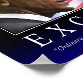 Poster d'excellence Barack Obama (Coin)