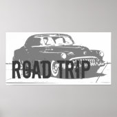 Poster d'excursion de la Voiture Rétro (Devant)