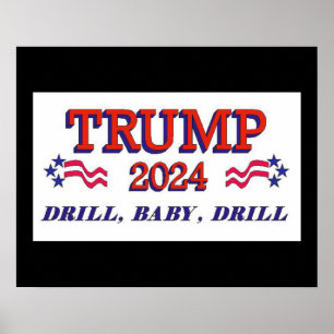 Poster d'exercices pour bébés TRUMP 2024