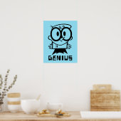 Poster Dexter "Genius" - Graphique en bref (Cuisine)