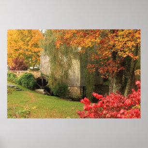 Poster Dexter Grist Mill Sandwich Cape Cod