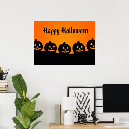 Poster d'Halloween (Bureau à domicile)