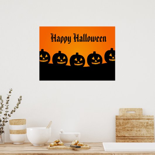 Poster d'Halloween (Cuisine)
