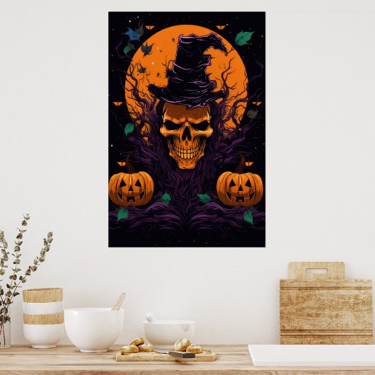 Poster d'Halloween (Cuisine)