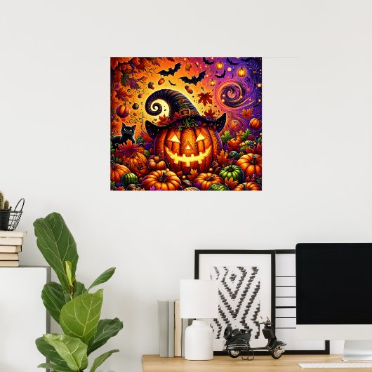 Poster d'Halloween (Bureau à domicile)