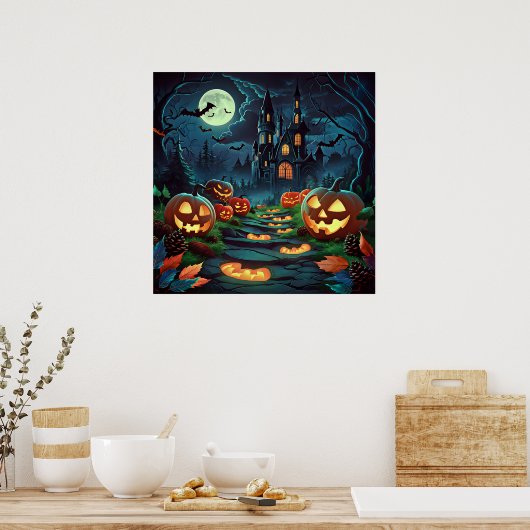Poster d'Halloween (Cuisine)