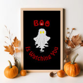 Poster d'Halloween | Boo Vous Regarde