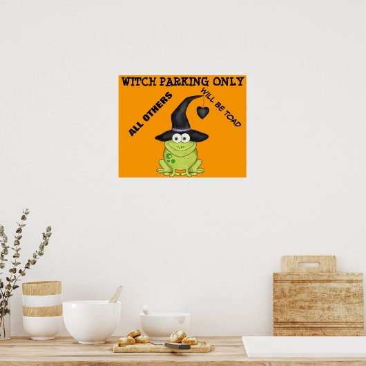 Poster d'Halloween comique (Cuisine)