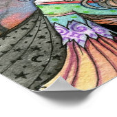 Poster d'Halloween de Witch Cat par Molly Harrison (Coin)