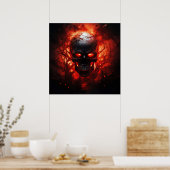 Poster d'Halloween éffrayant (Cuisine)