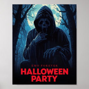 Poster d'Halloween effrayant - Déplaisant Horror W